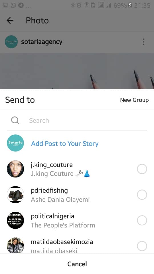 How to use your recent post in Instagram stories